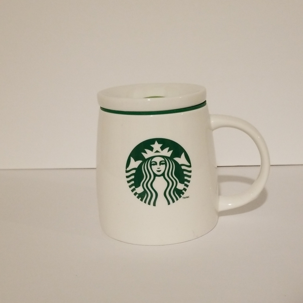 2011 Starbucks Siren Logo Coffee Mug with Lid